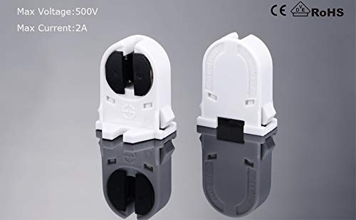 Non shunted tombstones T5 lamp Holders,VDE Listed (50)