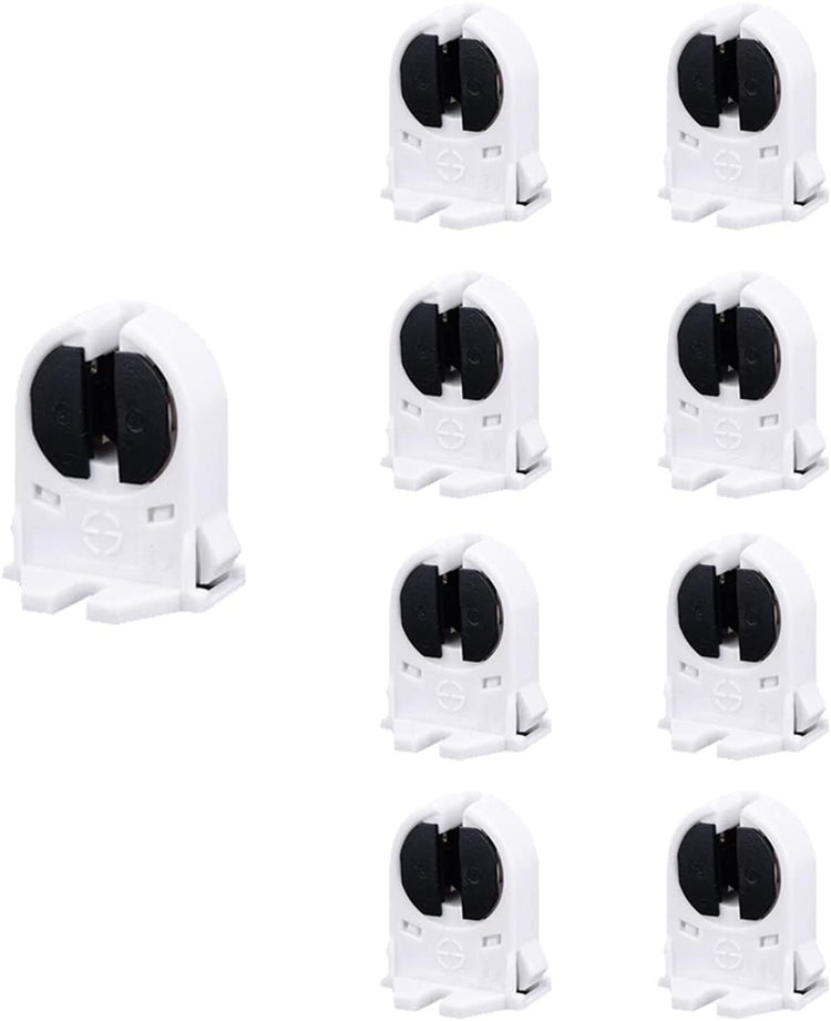 T5 LED Fluorescent Tube Lamp Holder, 8 Pack