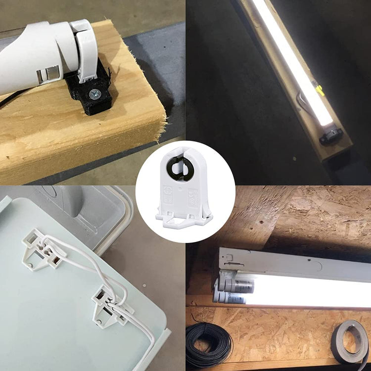 T8 LED Fluorescent Tube Light Socket-24 Pack