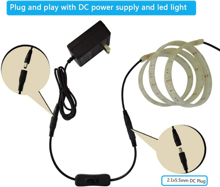 Led Strip Switch Connector Kit for LED Light Strip