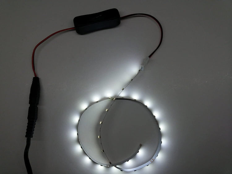 2835 LED Strip Light Connector Adapter with on Off Inline Switch